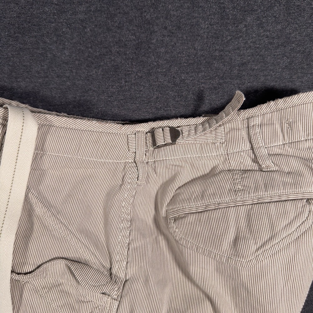 Polo Ralph Lauren Cargo Shorts Mens 30 Tan Stripe Cotton Utility Gorpcore Pony - Picture 4 of 10